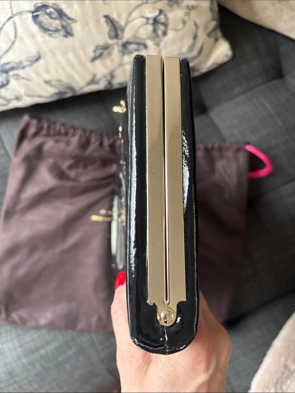Vintage kate spade Tiki Bar Cocktail clutch with pineapple clasp